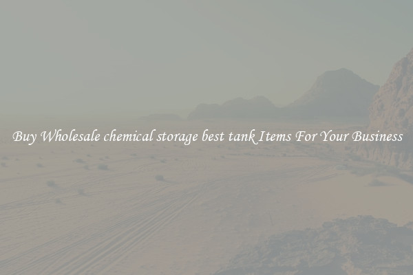 Buy Wholesale chemical storage best tank Items For Your Business