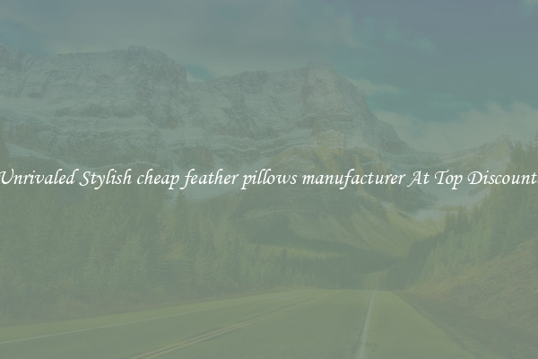 Unrivaled Stylish cheap feather pillows manufacturer At Top Discounts
