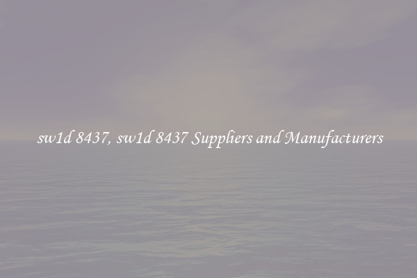 sw1d 8437, sw1d 8437 Suppliers and Manufacturers