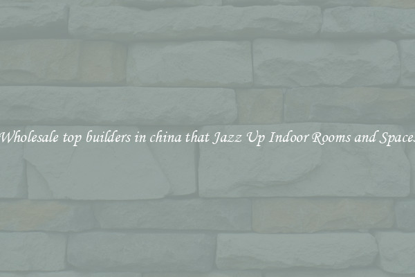Wholesale top builders in china that Jazz Up Indoor Rooms and Spaces
