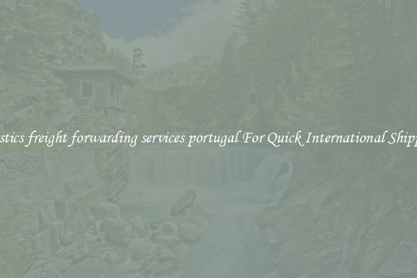 logistics freight forwarding services portugal For Quick International Shipping