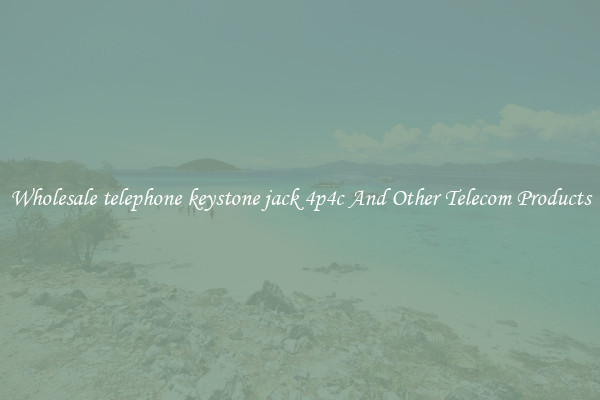 Wholesale telephone keystone jack 4p4c And Other Telecom Products