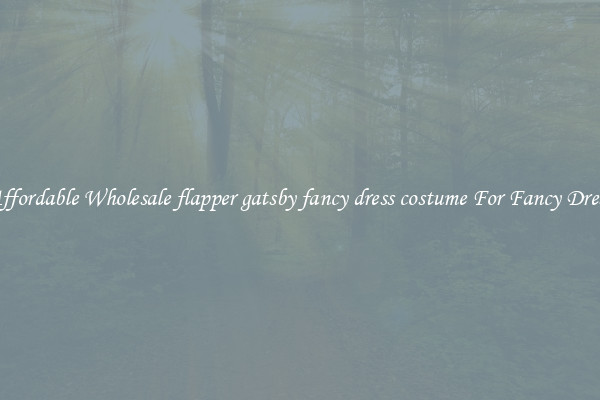 Affordable Wholesale flapper gatsby fancy dress costume For Fancy Dress