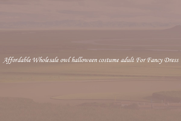 Affordable Wholesale owl halloween costume adult For Fancy Dress