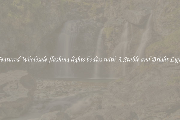 Featured Wholesale flashing lights bodies with A Stable and Bright Light