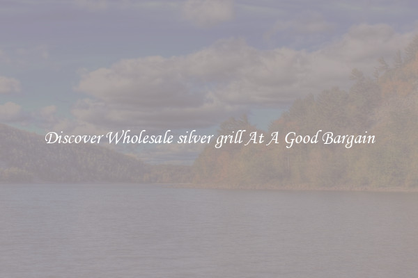 Discover Wholesale silver grill At A Good Bargain